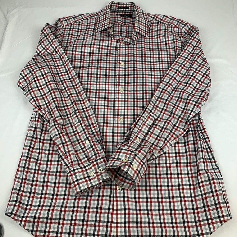 Banana Republic Camden Fit 100% Cotton Shirt Medium Non Iron Long Sleeve